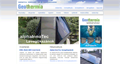 Desktop Screenshot of geothermia.hu