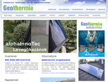 Tablet Screenshot of geothermia.hu